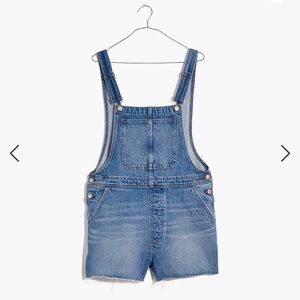 Madewell cut off overalls